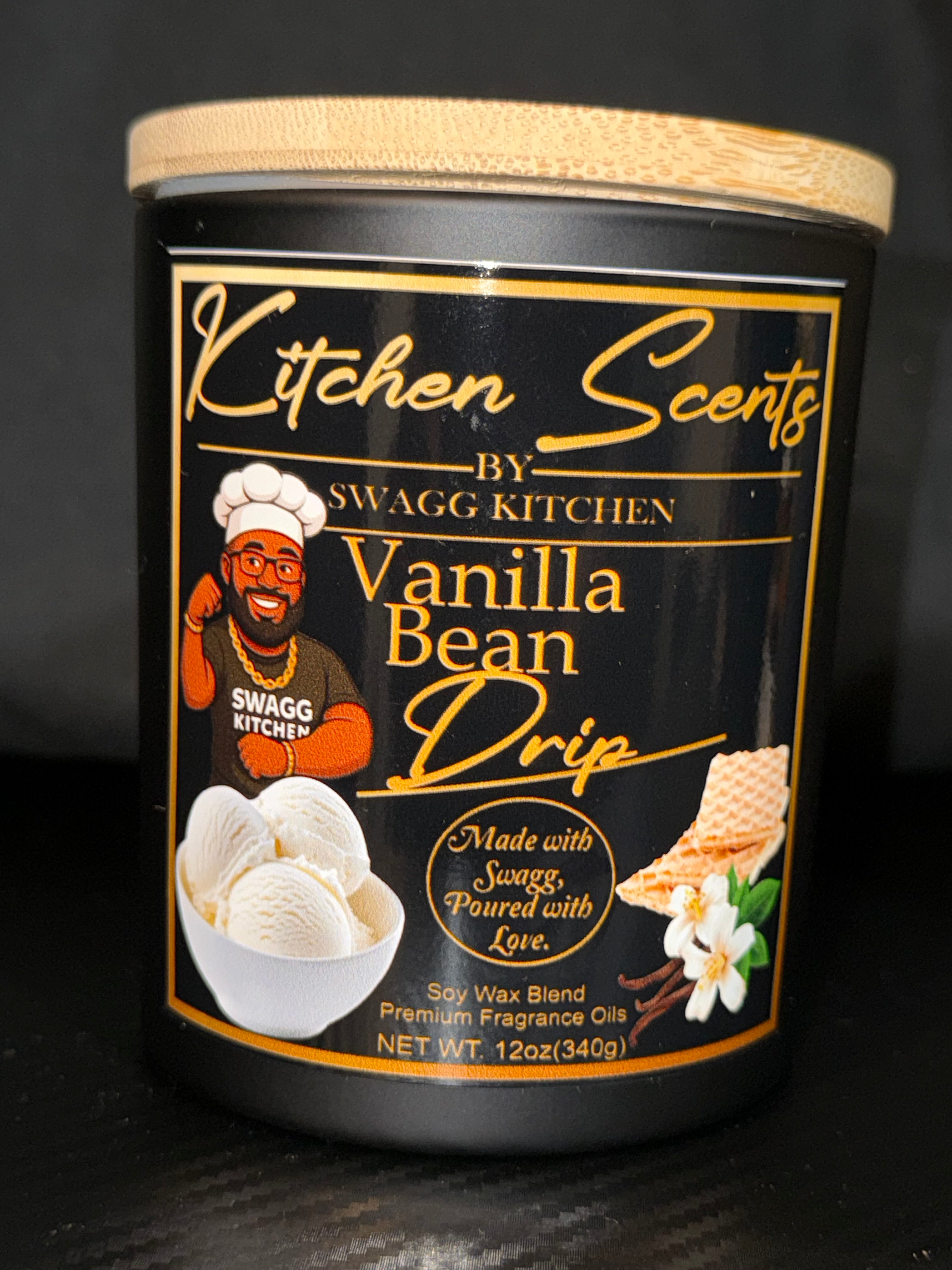 Kitchen Scents – Vanilla Bean Drip Candle