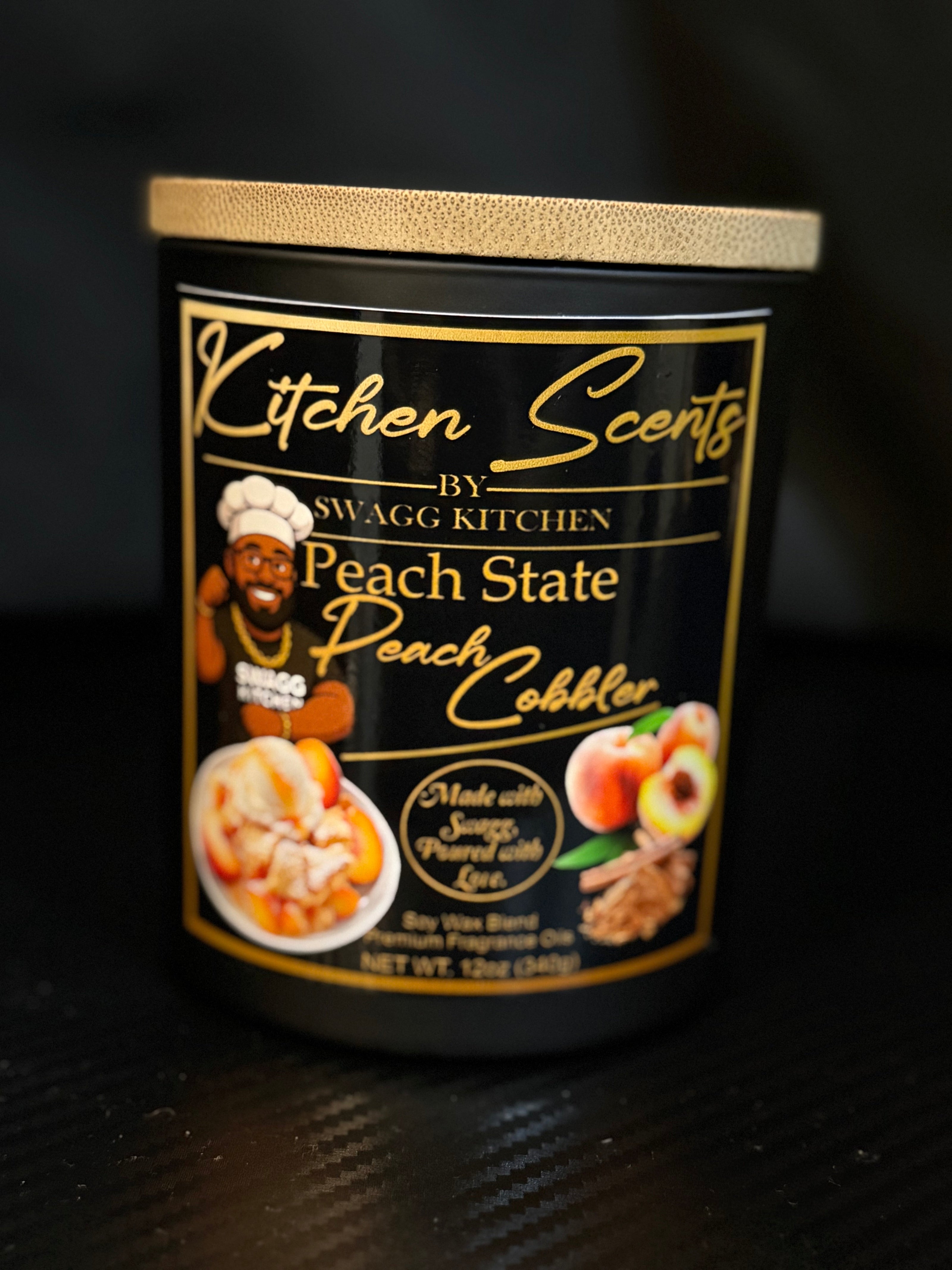 Kitchen Scents – Peach State Peach Cobbler Candle