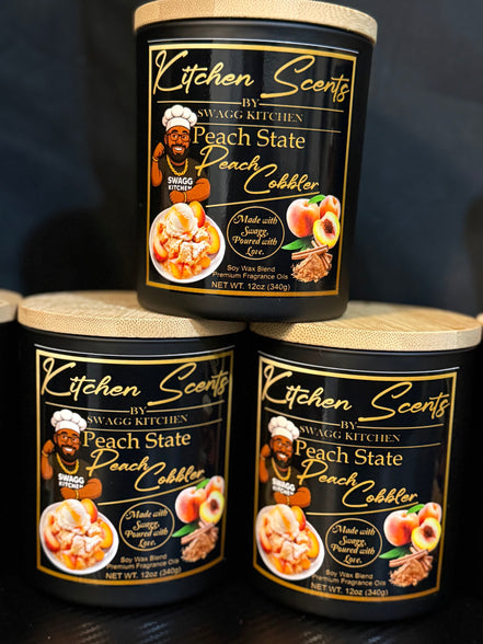 Kitchen Scents – Peach State Peach Cobbler Candle