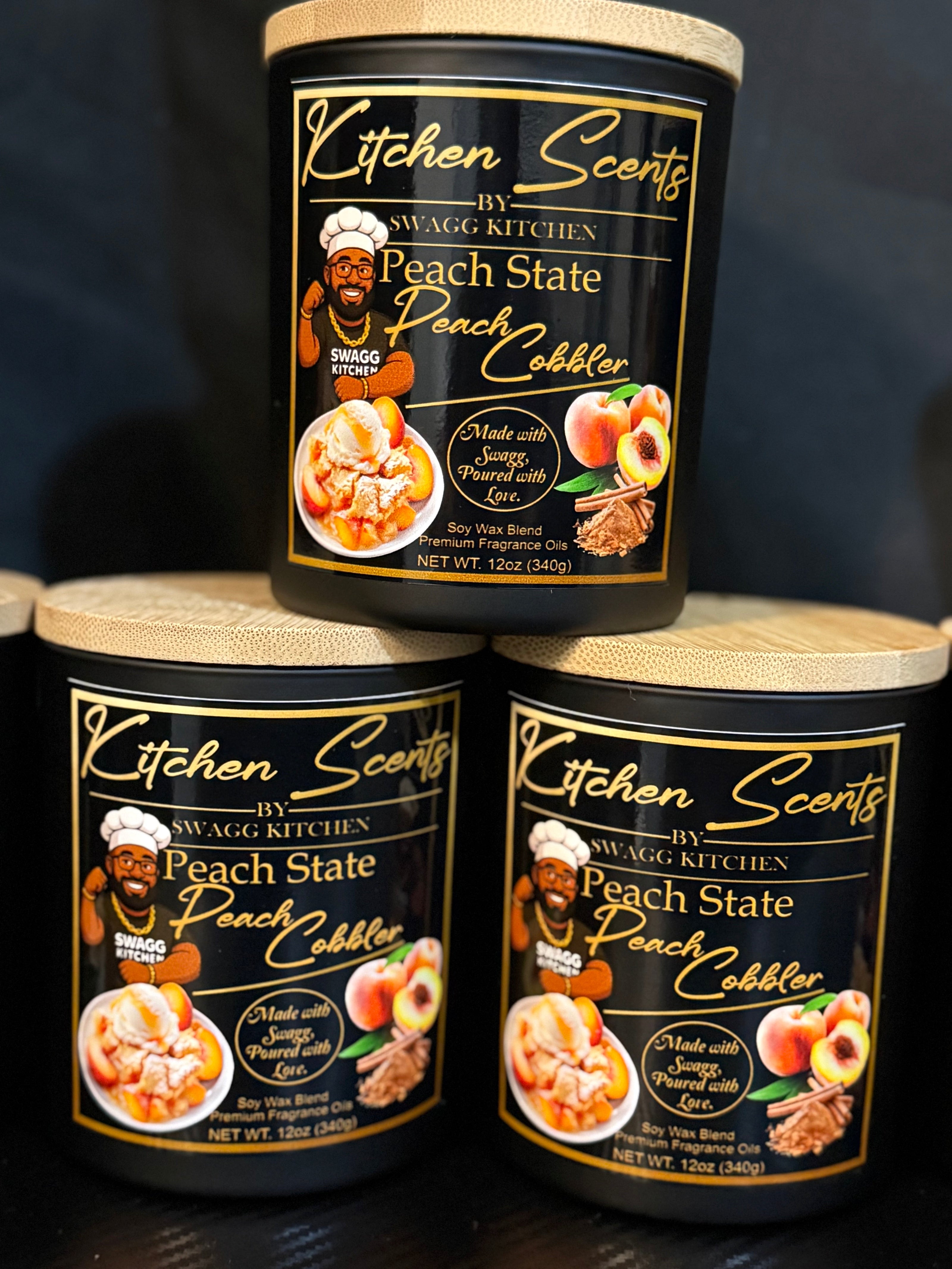 Kitchen Scents – Peach State Peach Cobbler Candle