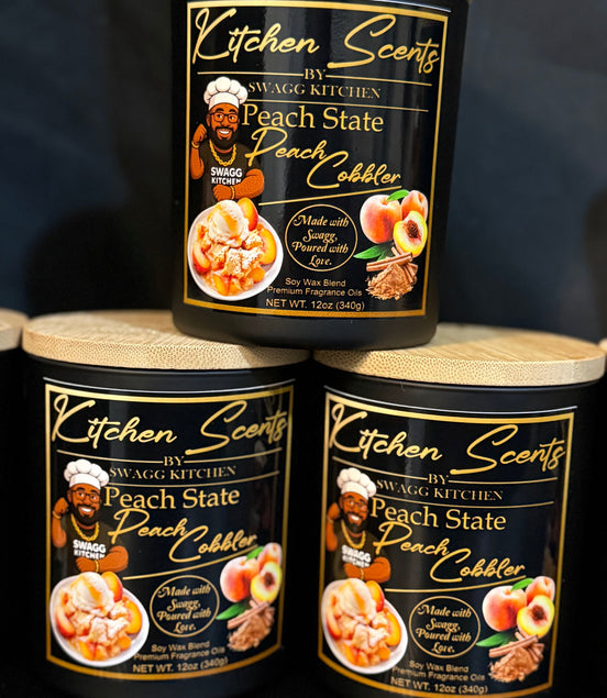 Kitchen Scents – Peach State Peach Cobbler Candle