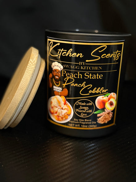 Kitchen Scents – Peach State Peach Cobbler Candle