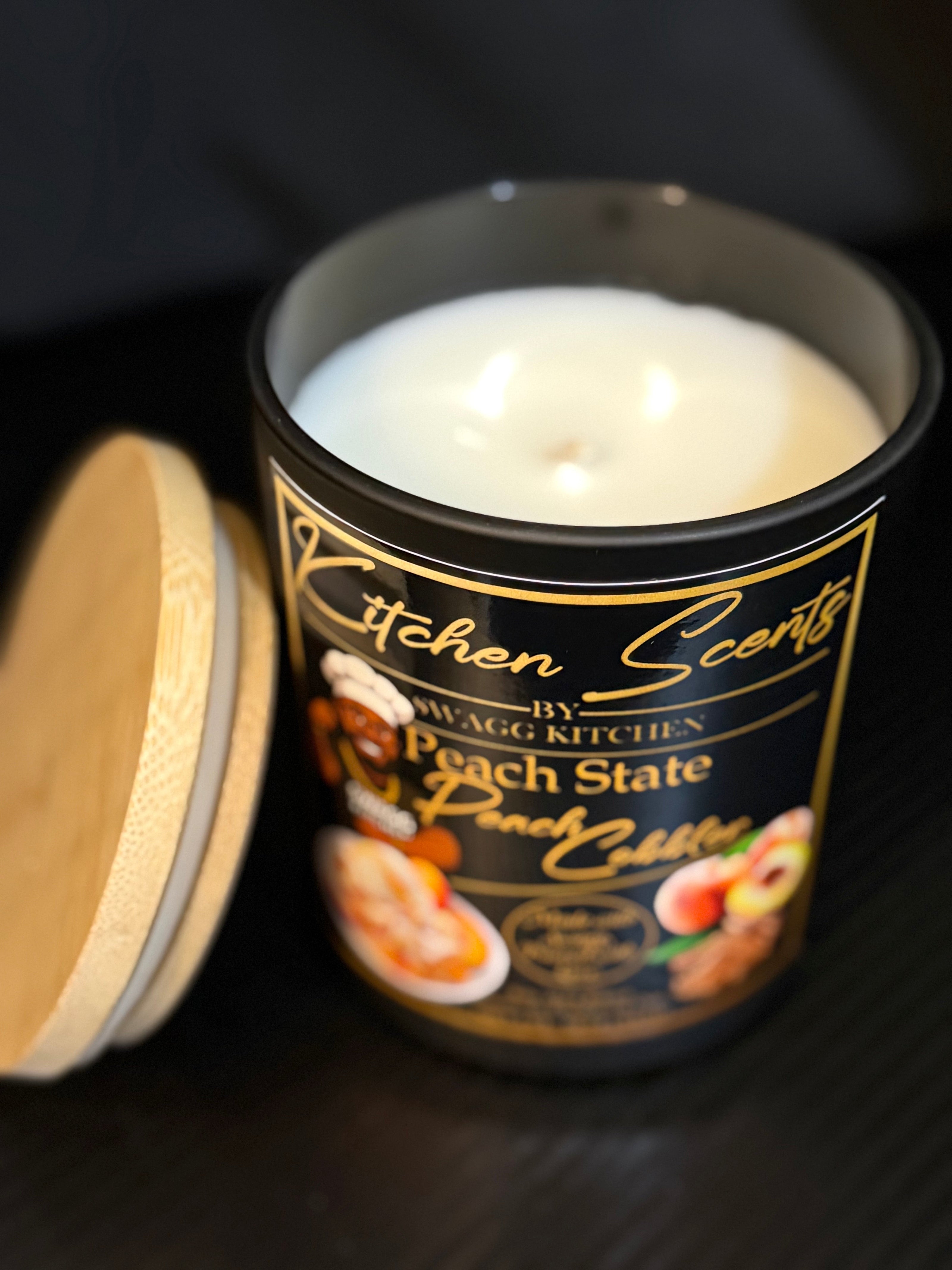 Kitchen Scents – Peach State Peach Cobbler Candle
