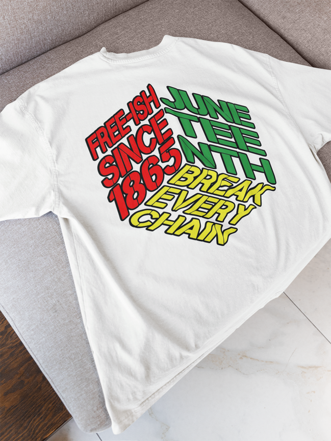 Juneteenth Cube T-Shirt - Pan-African Pride Tee | Eminence Clothing