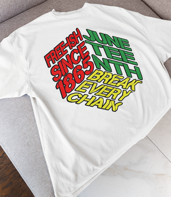 Juneteenth Cube T-Shirt - Pan-African Pride Tee | Eminence Clothing
