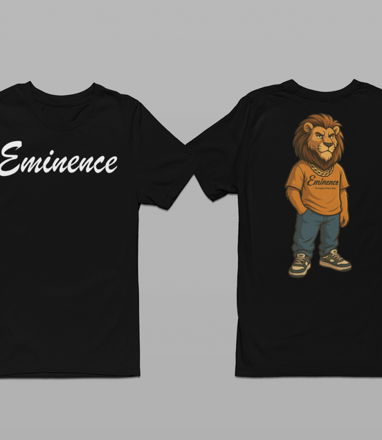 Cartoon Eminence Lion T-Shirt | Bold Streetwear Tee | Eminence Clothing