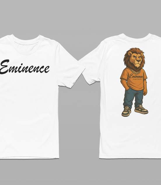 Cartoon Eminence Lion T-Shirt | Bold Streetwear Tee | Eminence Clothing