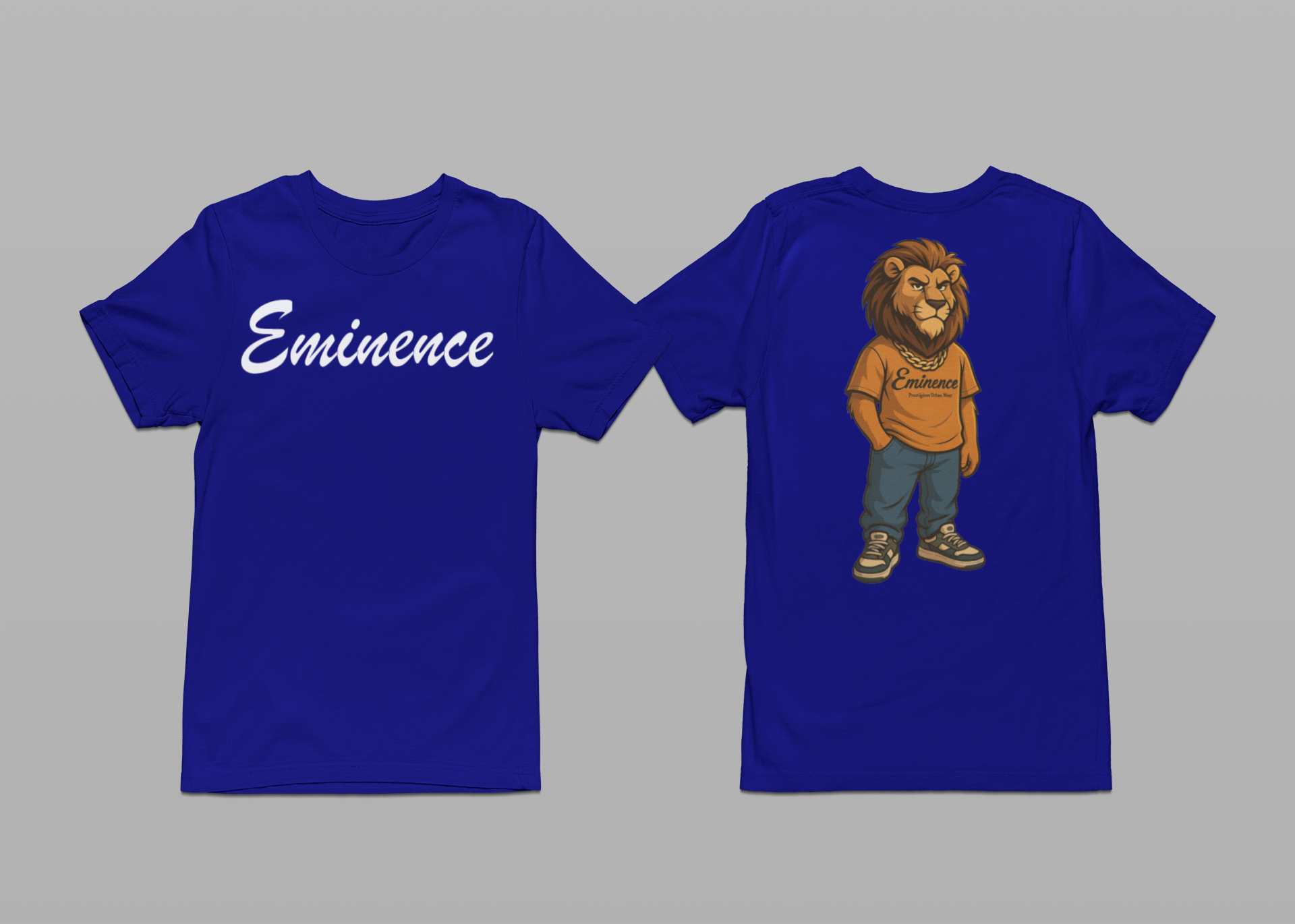 Cartoon Eminence Lion T-Shirt | Bold Streetwear Tee | Eminence Clothing