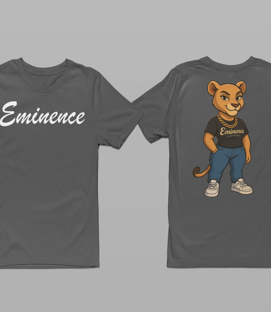 Cartoon Eminence Lioness T-Shirt | Bold Streetwear Tee | Eminence Clothing