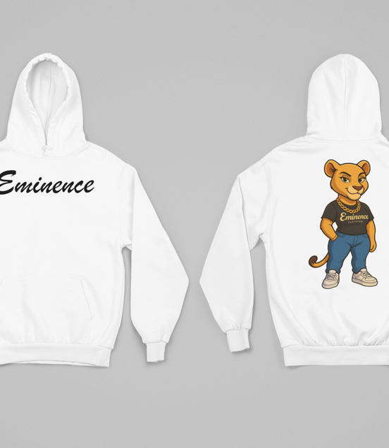 Cartoon Eminence Lioness Hoodie | Bold Streetwear Hoodie | Eminence Clothing