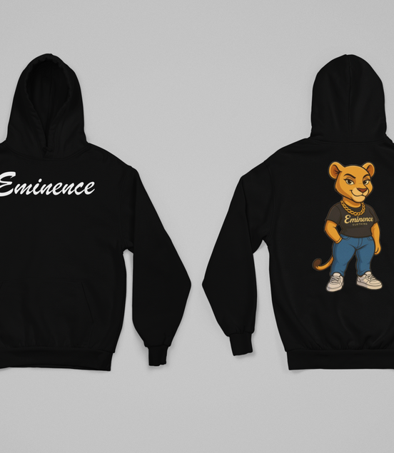 Cartoon Eminence Lioness Hoodie | Bold Streetwear Hoodie | Eminence Clothing
