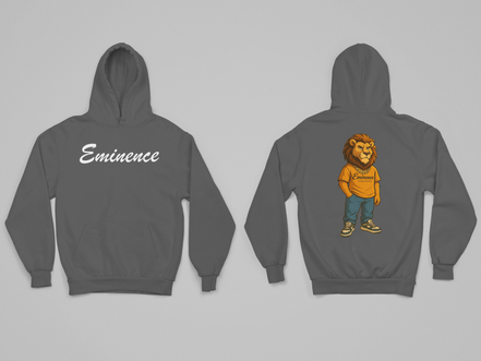 Cartoon Eminence Lion Hoodie | Bold Streetwear Hoodie | Eminence Clothing