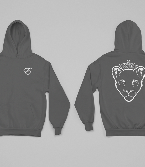 Eminence E & Lioness Hoodie - Bold Graphic Streetwear | Eminence Clothing