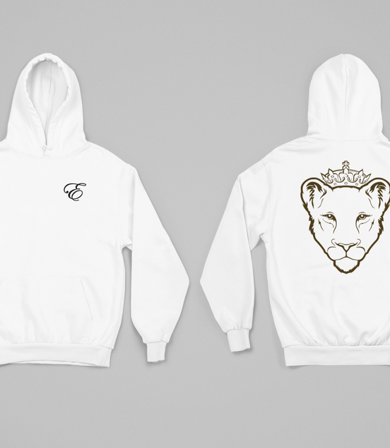 Eminence E & Lioness Hoodie - Bold Graphic Streetwear | Eminence Clothing