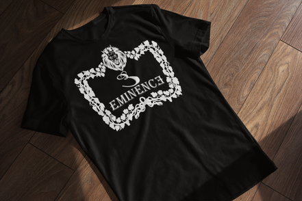 Eminence Lion Wreath T-Shirt - Bold Graphic Tee | Eminence Clothing