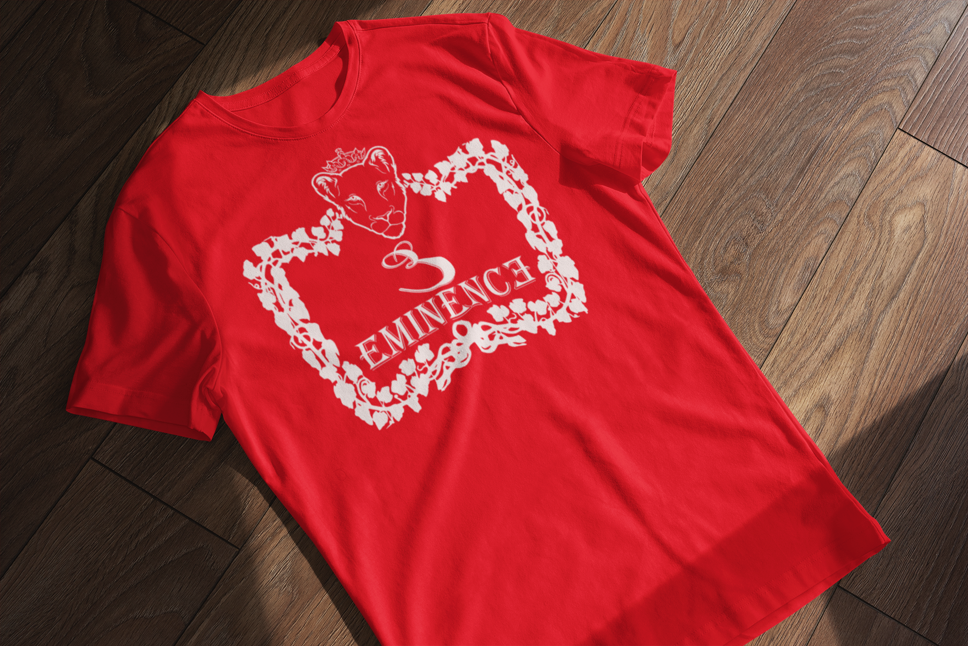 Eminence Lioness Wreath T-Shirt - Bold Streetwear Graphic Tee | Eminence Clothing