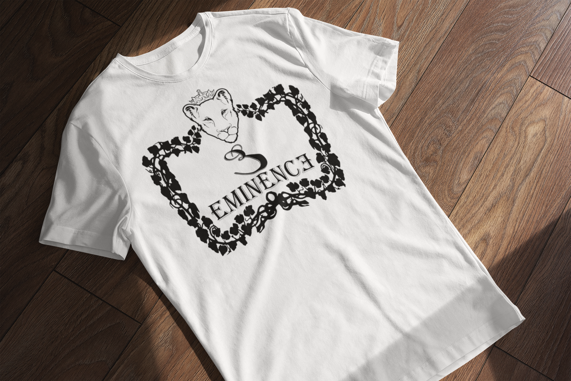 Eminence Lioness Wreath T-Shirt - Bold Streetwear Graphic Tee | Eminence Clothing