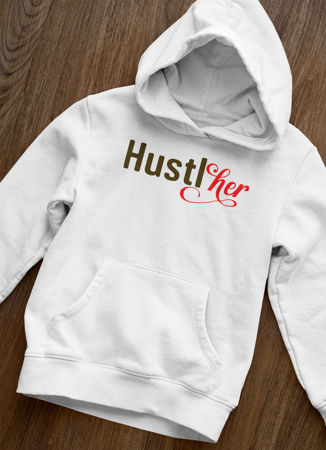 HustlHer Hoodie - Women's Empowerment Pullover | Eminence Clothing