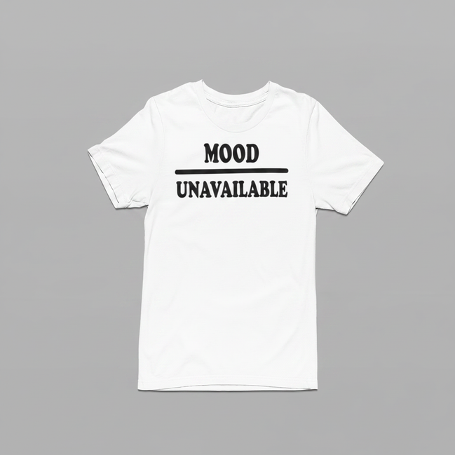 Mood – Unavailable - White/Black - Front View