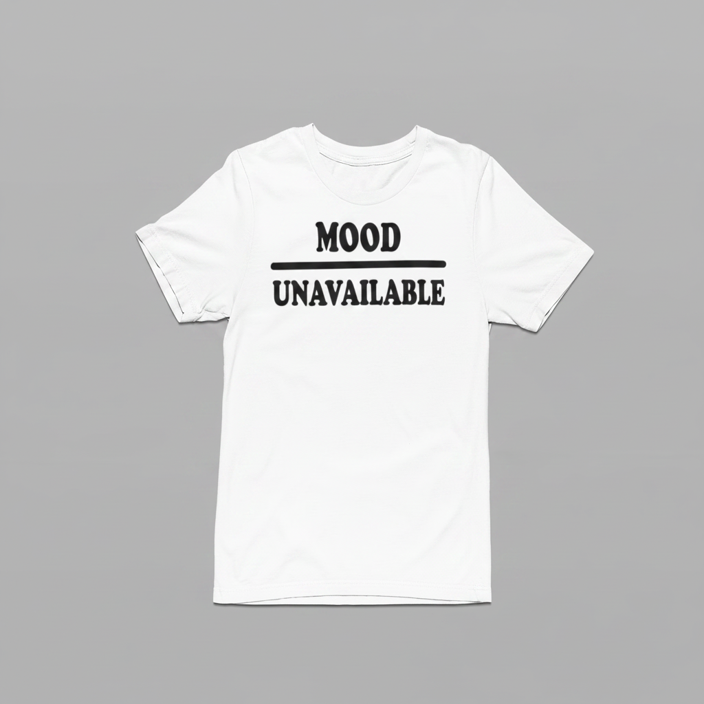 Mood – Unavailable - White/Black - Front View
