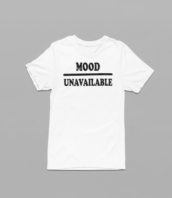 Mood – Unavailable - White/Black - Front View