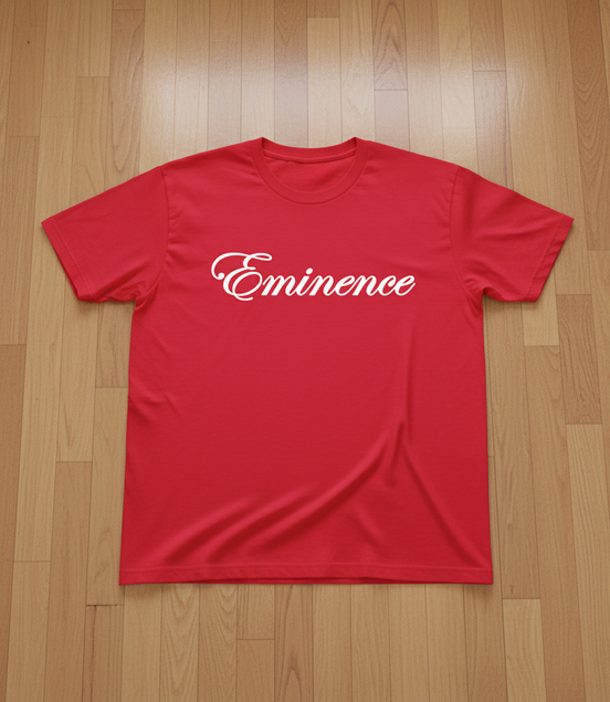 Eminence White Lioness Red T-Shirt Front