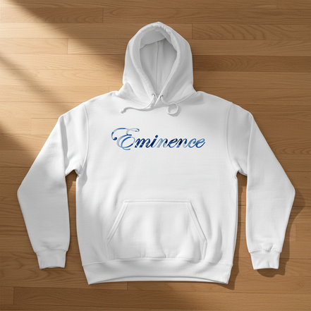 Eminence Blue Rose Lioness White Hoodie Front