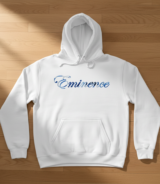 Eminence Blue Rose Lioness White Hoodie Front