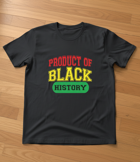 Product of Black History Gray T-Shirt