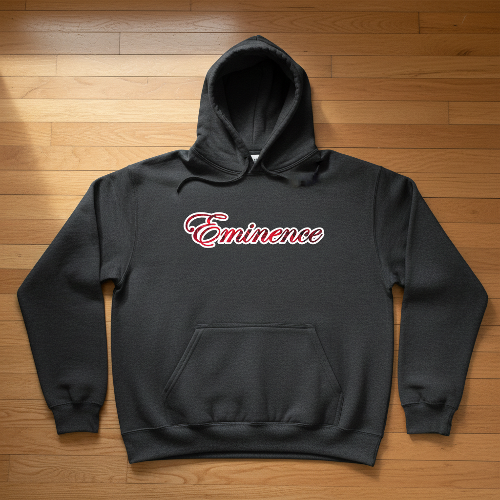 Eminence Red Rose Lioness Gray Hoodie Front