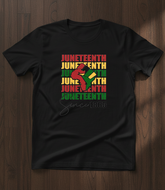 Juneteenth Since 1865 Black T-Shirt