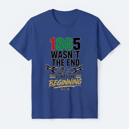 1865 Wasn't the End Graphic Tee - Royal Blue