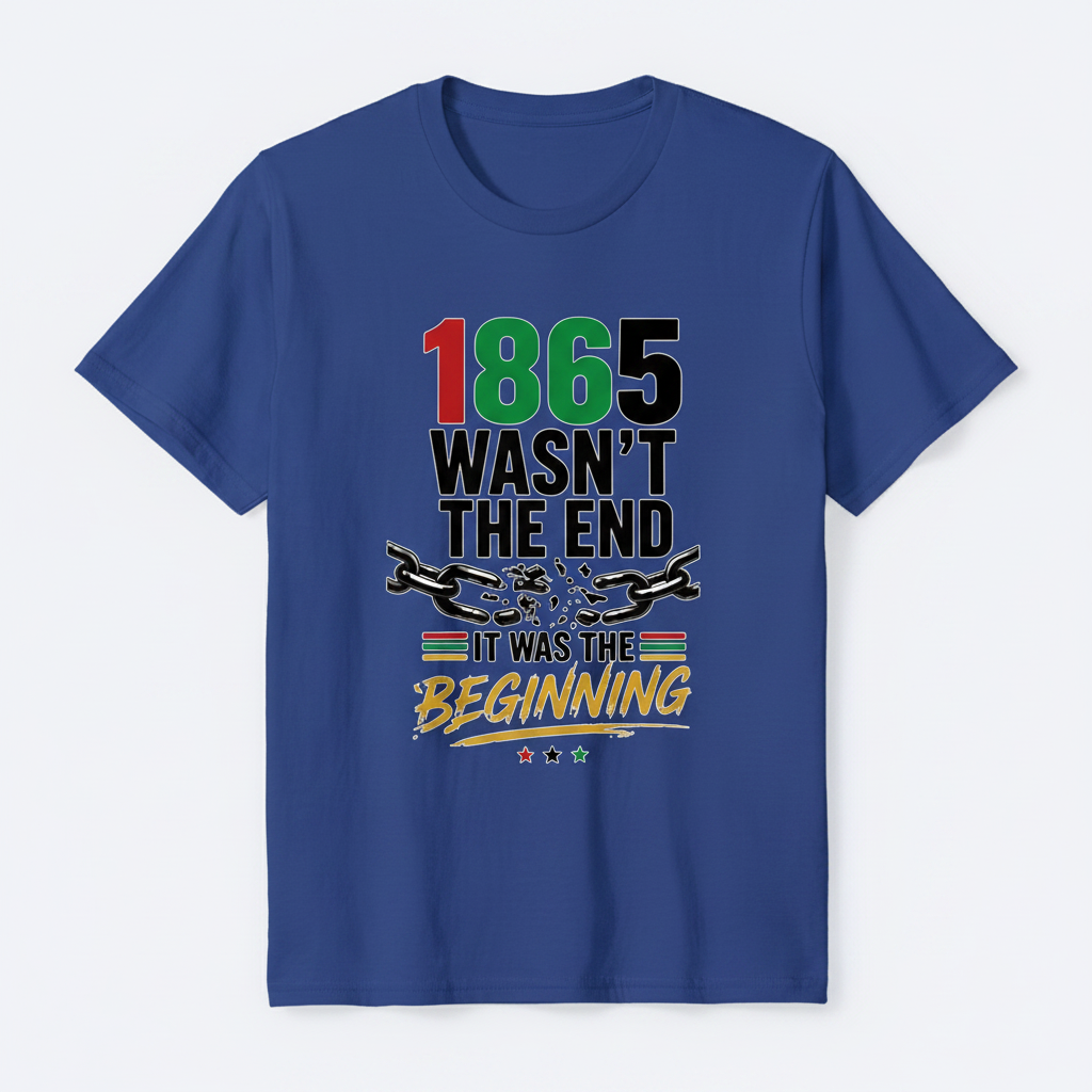 1865 Wasn't the End Graphic Tee - Royal Blue