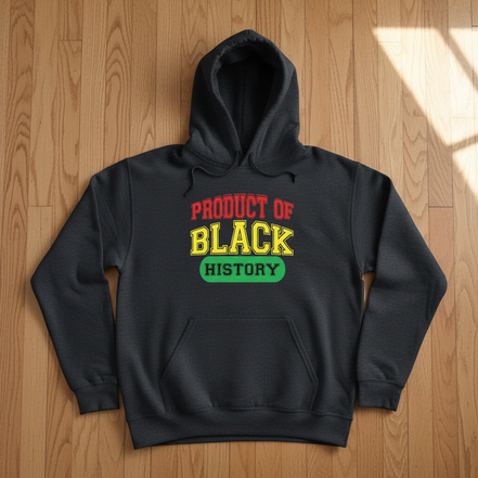 Product of Black History Gray Hoodie