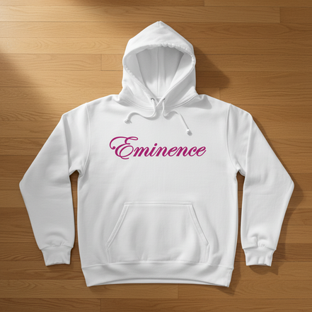 Eminence Purple Lioness White Hoodie Front