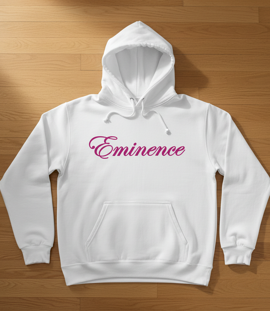 Eminence Purple Lioness White Hoodie Front