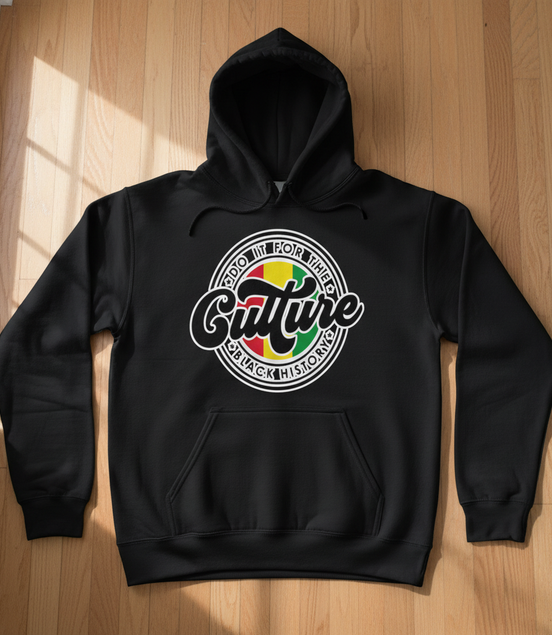 Do It For The Culture Black Hoodie