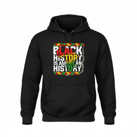 Black History is American History Black Hoodie