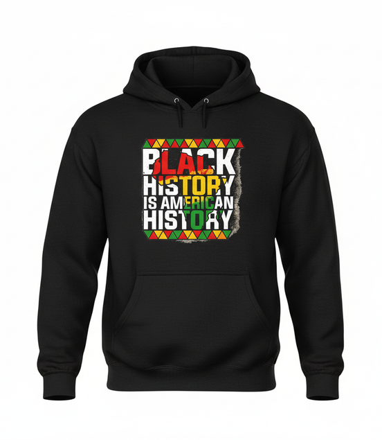 Black History is American History Black Hoodie