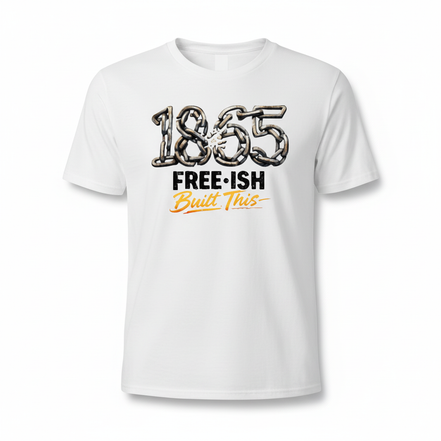 1865 Built This White T-Shirt