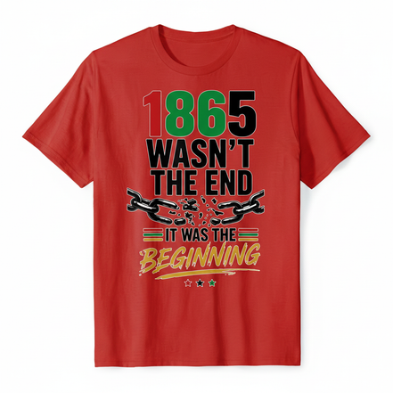 1865 Wasn't the End Graphic Tee - Red