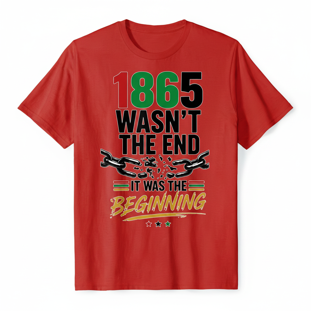 1865 Wasn't the End Graphic Tee - Red