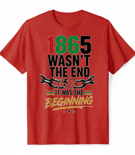 1865 Wasn't the End Graphic Tee - Red