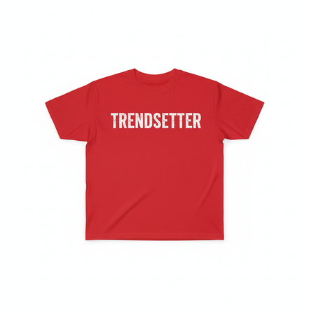 Trendsetter White Graphic Tee - Red
