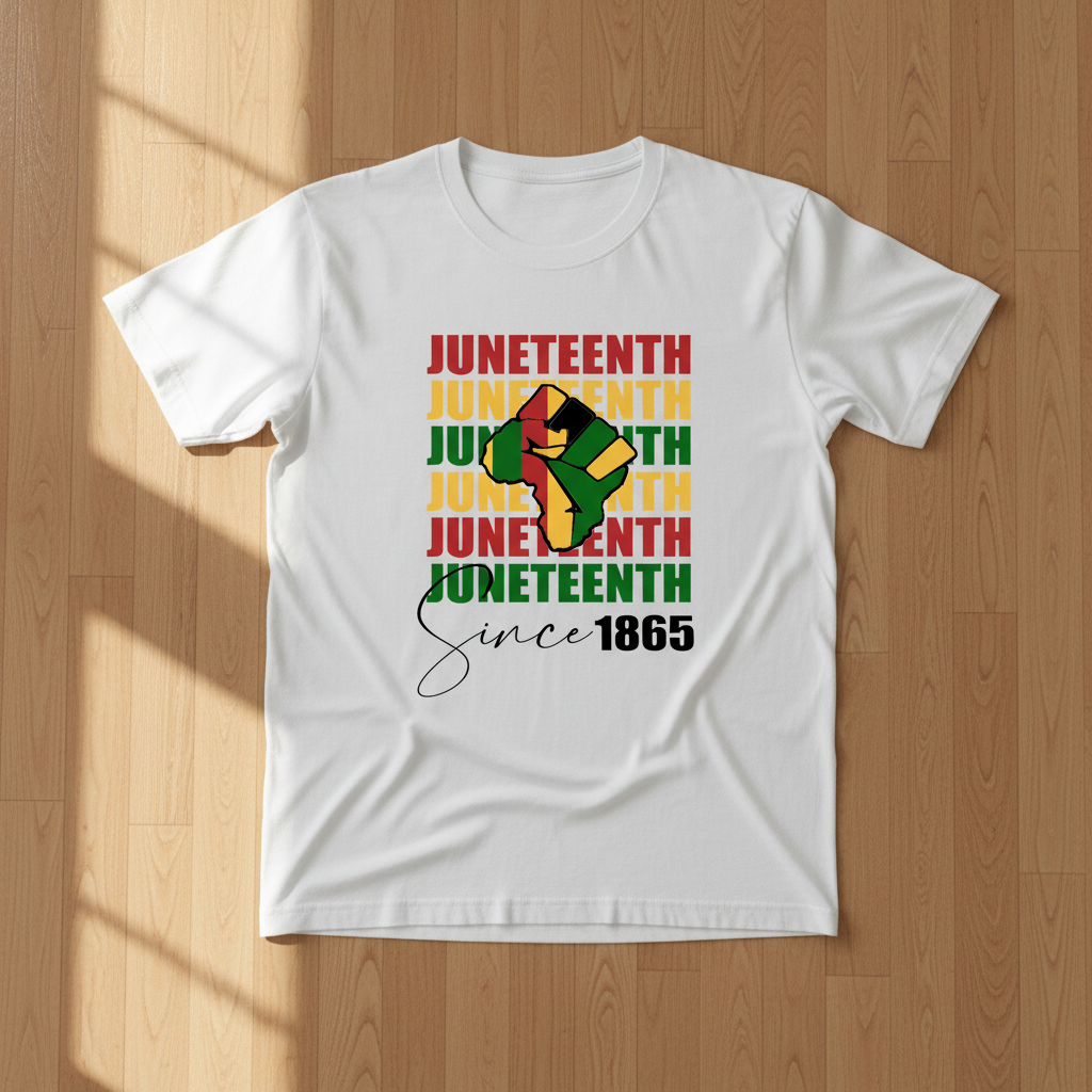 Juneteenth Since 1865 White T-Shirt