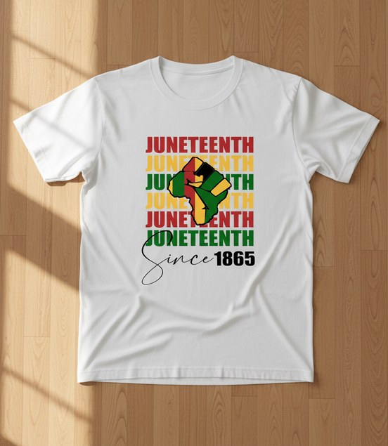 Juneteenth Since 1865 White T-Shirt