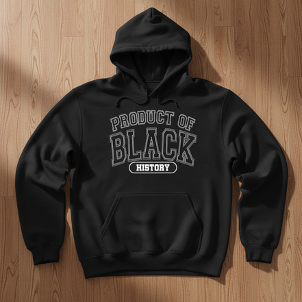 Product of Black History Black Hoodie