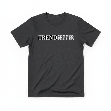 Trendsetter Graphic Tee - Dark Gray