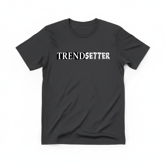 Trendsetter Graphic Tee - Dark Gray