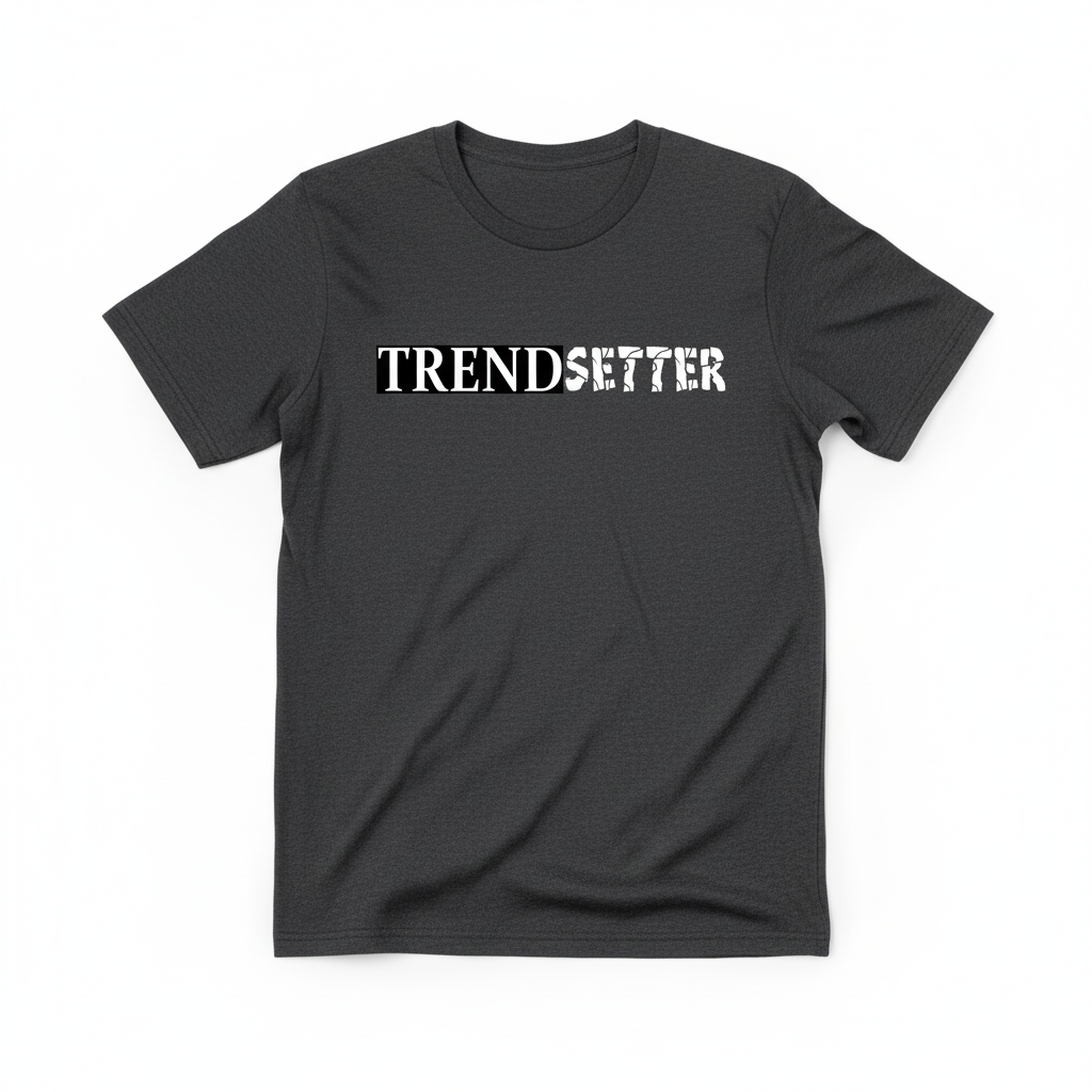 Trendsetter Graphic Tee - Dark Gray
